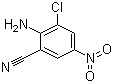 2-Amino-3-chloro-5-nitrobenzonitrile molecular structure (CAS 20352-84-5)