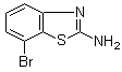 structure of CAS# 20358-05-8, 7-Bromo-2-benzothiazolamine;2-Amino-7-bromobenzothiazole; 7-Bromobenzo[d]thiazol-2-amine