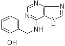 6-(2-羟基苄基氨基)嘌呤分子结构 (CAS 20366-83-0)