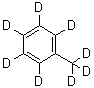 Toluene-d<sub>8</sub> molecular structure (CAS 2037-26-5)