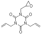 Diallyl monoglycidyl isocyanurate molecular structure (CAS 20395-16-8)