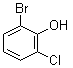 2-Bromo-6-chlorophenol molecular structure (CAS 2040-88-2)