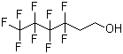 structure of CAS# 2043-47-2, 1H,1H,2H,2H-Perfluorohexan-1-ol ;3,3,4,4,5,5,6,6,6-Nonafluorohexanol