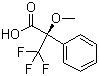 结构式 CAS# 20445-31-2, (R)-(+)-alpha-甲氧基-alpha-三氟甲基苯乙酸