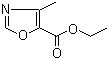 结构式 CAS# 20485-39-6, 4-甲基-1,3-恶唑-5-甲酸乙酯