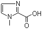structure of CAS# 20485-43-2, 1-Methyl-1H-imidazole-2-carboxylic acid