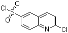 结构式 CAS# 205055-71-6, 2-氯喹啉-6-磺酰氯