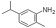 结构式 CAS# 2051-53-8, 6-甲基-3-异丙基苯胺