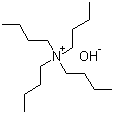 structure of CAS# 2052-49-5, Tetrabutylammonium hydroxide