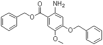 structure of CAS# 205259-41-2, Benzyl 2-amino-4-(benzyloxy)-5-methoxybenzoate