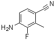 4-Amino-3-fluoro-2-methylbenzonitrile molecular structure (CAS 2055841-26-2)