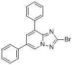 2-Bromo-6,8-diphenyl-[1,2,4]triazolo[1,5-a]pyridine molecular structure (CAS 2056278-01-2)