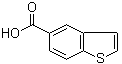 苯并[b]噻吩-5-羧酸分子结构 (CAS 2060-64-2)