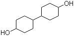 structure of CAS# 20601-38-1, 4,4'-Bicyclohexanol;4,4'-Dihydroxydicyclohexyl; [1,1'-Bicyclohexyl]-4,4'-diol