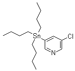 3-Chloro-5-(tributylstannyl)pyridine molecular structure (CAS 206115-67-5)