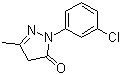 1-(3'-Chlorophenyl)-3-methyl-5-pyrazolone molecular structure (CAS 20629-90-7)