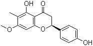 5,4'-Dihydroxy-6-methyl-7-methoxyflavanone molecular structure (CAS 206560-99-8)