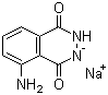 结构式 CAS# 20666-12-0, 鲁米诺钠; 鲁米诺单钠盐; 3-氨基邻苯二甲酰肼一钠盐