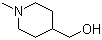 1-Methyl-4-piperidinemethanol molecular structure (CAS 20691-89-8)