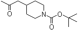 structure of CAS# 206989-54-0, tert-Butyl 4-(2-oxopropyl)piperidine-1-carboxylate;1-(tert-Butoxycarbonyl)-4-(2-oxopropyl)piperidine