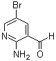 2-Amino-5-bromopyridine-3-carboxaldehyde molecular structure (CAS 206997-15-1)