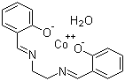 结构式 CAS# 207124-68-3, N,N'-二水杨醛乙二胺钴 (II) 水合物