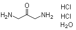 结构式 CAS# 207226-24-2, 1,3-二氨基-2-丙酮二盐酸盐一水合物