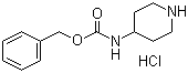 structure of CAS# 207296-89-7, Benzyl [piperidin-4-yl]carbamate hydrochloride;4-(Benzyloxycarbonylamino)piperidine hydrochloride