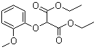 结构式 CAS# 20730-58-9, (2-甲氧基苯氧基)丙二酸二乙酯