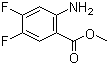 structure of CAS# 207346-42-7, Methyl 2-amino-4,5-difluorobenzoate