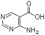 4-Aminopyrimidine-5-carboxylic acid molecular structure (CAS 20737-41-1)