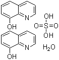 8-Hydroxyquinoline sulfate monohydrate molecular structure (CAS 207386-91-2)
