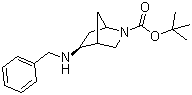 (1R,4R,5R)-rel-5-[(Phenylmethyl)amino]-2-azabicyclo[2.2.1]heptane-2-carboxylic acid tert-butyl ester molecular structure (CAS 207405-64-9)