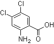 2-Amino-4,5-dichlorobenzoic acid molecular structure (CAS 20776-61-8)