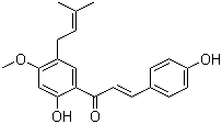 结构式 CAS# 20784-60-5, 4'-O-甲基补骨脂查尔酮
