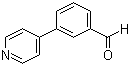 结构式 CAS# 208190-04-9, 3-(吡啶-4-基)苯甲醛