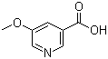5-Methoxynicotinic acid molecular structure (CAS 20826-03-3)