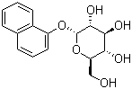 结构式 CAS# 208647-48-7, 1-萘基 alpha-D-吡喃葡萄糖苷