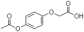 4-Acetoxyphenoxyacetic acid molecular structure (CAS 20872-29-1)