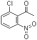 structure of CAS# 20895-90-3, 2'-Chloro-6'-nitroacetophenone;1-(2-Chloro-6-nitrophenyl)ethanone