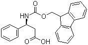 Fmoc-(S)-3-Amino-3-phenylpropionic acid molecular structure (CAS 209252-15-3)