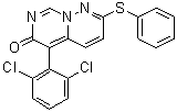 5-(2,6-Dichlorophenyl)-2-(phenylthio)-6H-pyrimido[1,6-b]pyridazin-6-one molecular structure (CAS 209409-98-3)