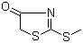 2-(Methylthio)-1,3-thiazol-4(5H)-one molecular structure (CAS 20949-66-0)