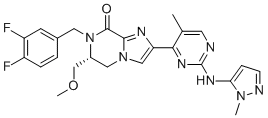 Tizaterkib molecular structure (CAS 2097416-76-5)