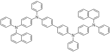 结构式 CAS# 209980-47-2, N,N'-二[4-(1-萘基苯基氨基)苯基]-N,N'-二苯基-[1,1'-联苯]-4,4'-二胺