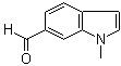1-Methyl-1H-indole-6-carboxaldehyde molecular structure (CAS 21005-45-8)