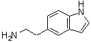 1H-吲哚-5-乙胺分子结构 (CAS 21005-60-7)