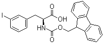 N-[(9H-Fluoren-9-ylmethoxy)carbonyl]-3-iodo-L-phenylalanine molecular structure (CAS 210282-31-8)