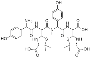 Amoxicillin EP Impurity K molecular structure (CAS 210289-72-8)