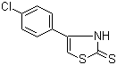 4-(4-Chlorophenyl)-4-thiazoline-2-thione molecular structure (CAS 2104-00-9)